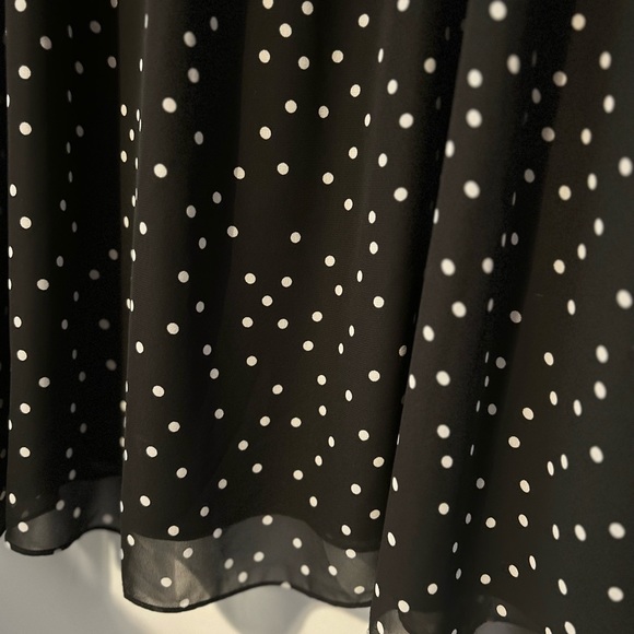 Vince Camuto Polkadot Maxi Dress Size L - Picture 6 of 6